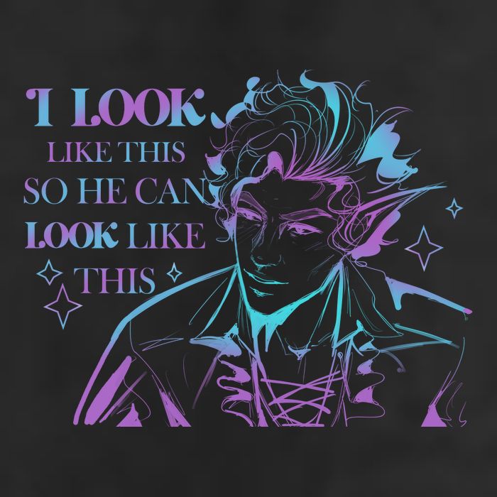 Astarion I Look Like This So He Can Look Like This Astarion BaldurS Gate 3 25L Jumbo Tote