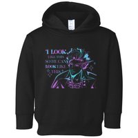 Astarion I Look Like This So He Can Look Like This Astarion BaldurS Gate 3 Toddler Hoodie