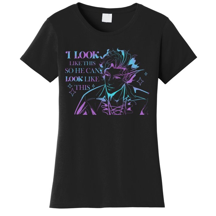 Astarion I Look Like This So He Can Look Like This Astarion BaldurS Gate 3 Women's T-Shirt