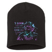 Astarion I Look Like This So He Can Look Like This Astarion BaldurS Gate 3 Short Acrylic Beanie