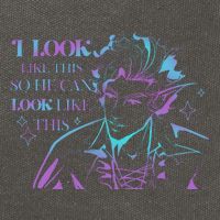 Astarion I Look Like This So He Can Look Like This Astarion BaldurS Gate 3 Cotton Canvas Backpack