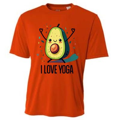 Avocado I Love Yoga Cooling Performance Crew T-Shirt