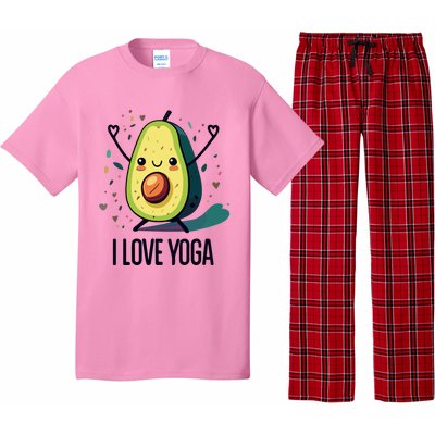 Avocado I Love Yoga Pajama Set