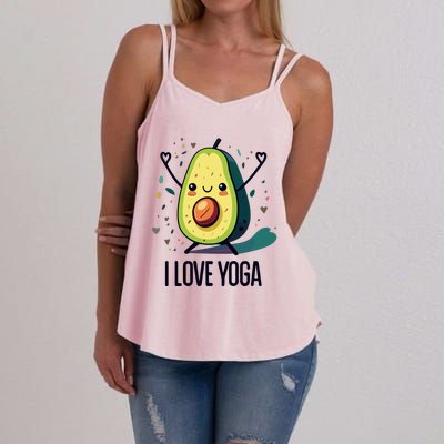 Avocado I Love Yoga Women's Strappy Tank