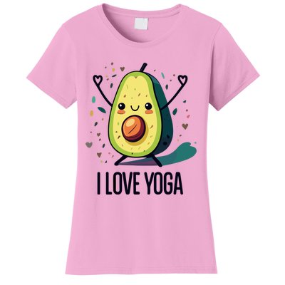 Avocado I Love Yoga Women's T-Shirt