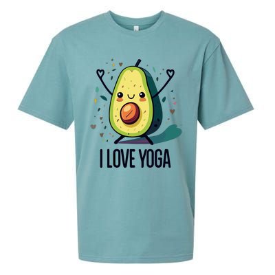 Avocado I Love Yoga Sueded Cloud Jersey T-Shirt