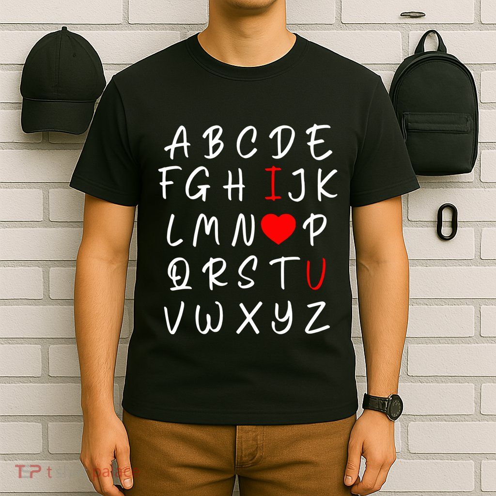 Alphabet I Love You T-Shirt