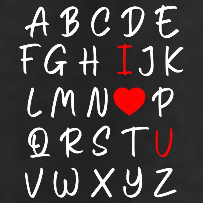 Alphabet I Love You Adult Drive Performance Visor
