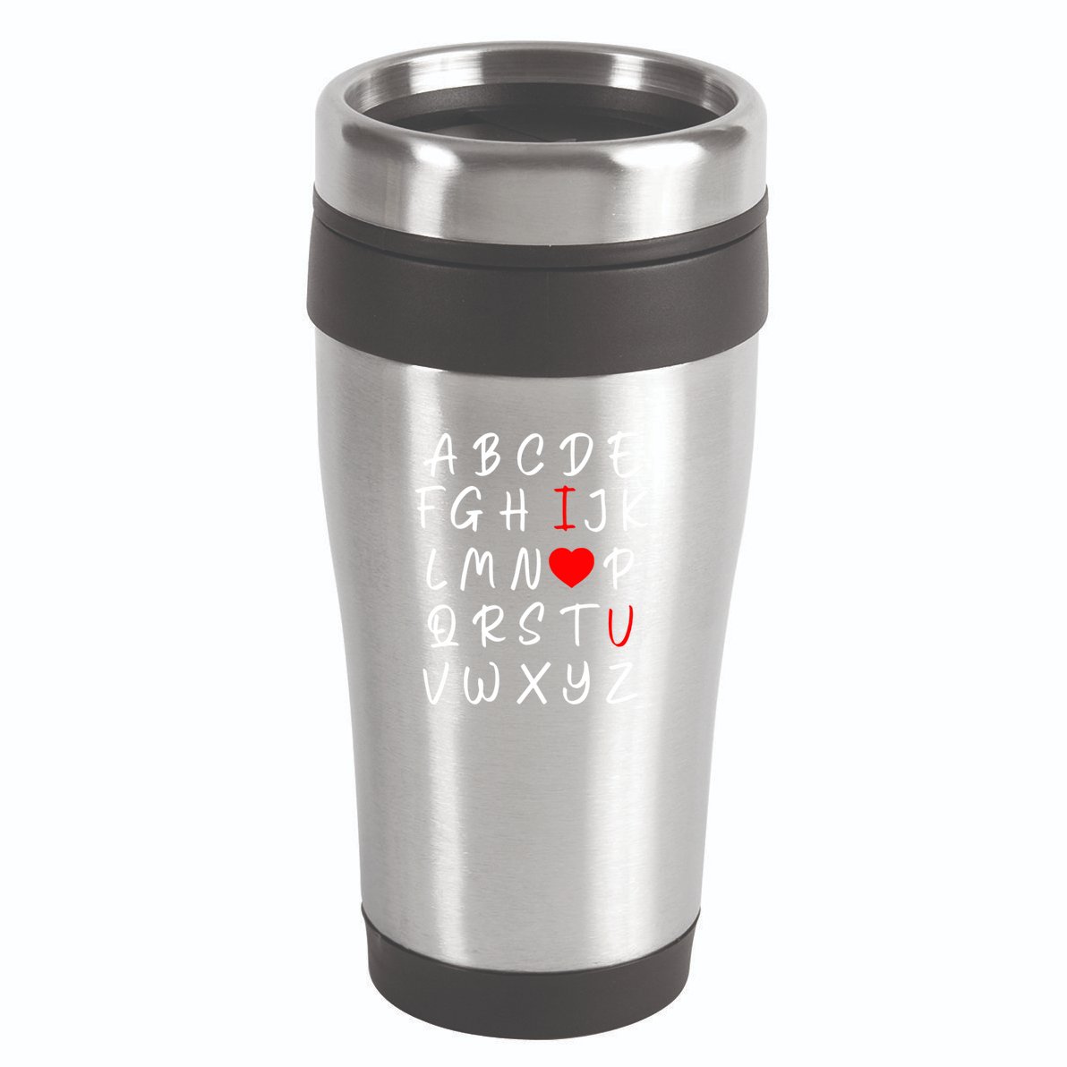Alphabet I Love You 16oz Travel Tumbler