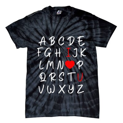 Alphabet I Love You Tie-Dye T-Shirt