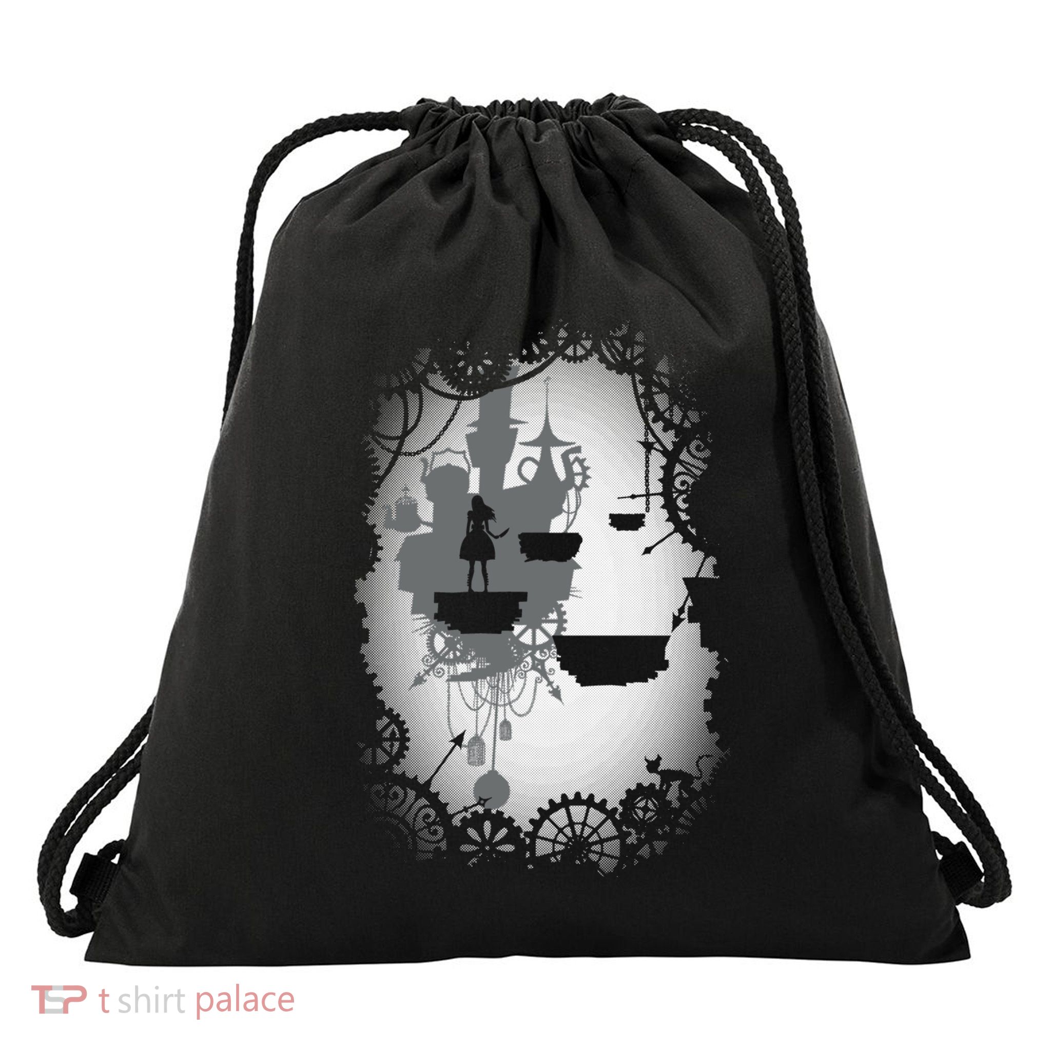 Alice In Limbo Drawstring Bag