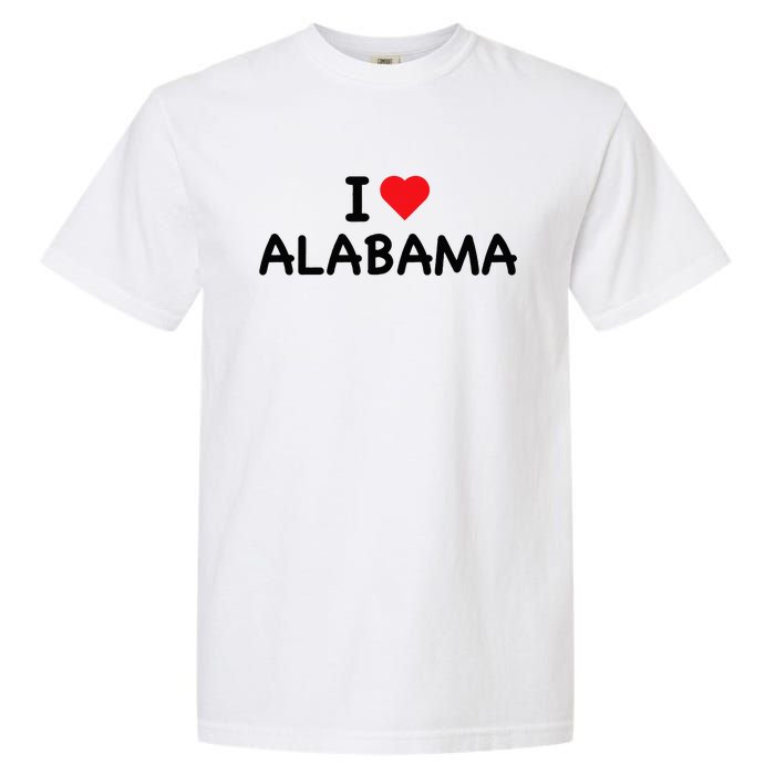 Alabama I Love Alabama Throwback Design Classic Garment-Dyed Heavyweight T-Shirt