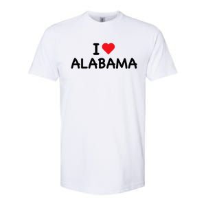 Alabama I Love Alabama Throwback Design Classic Softstyle CVC T-Shirt