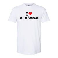 Alabama I Love Alabama Throwback Design Classic Softstyle CVC T-Shirt