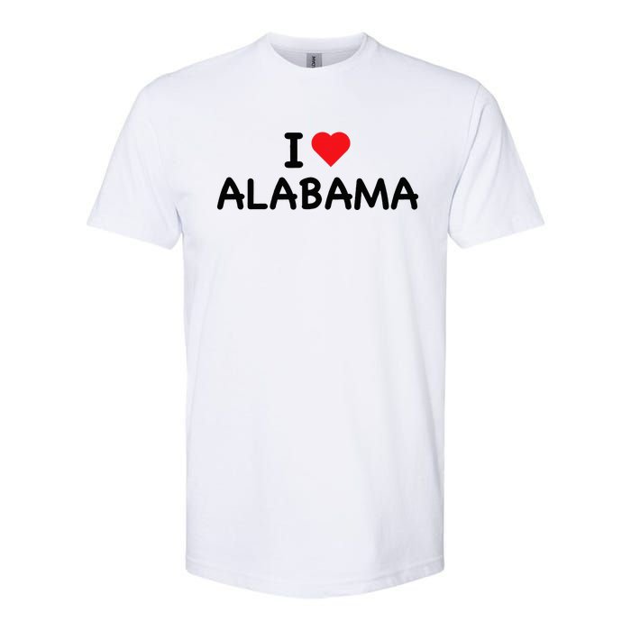 Alabama I Love Alabama Throwback Design Classic Softstyle CVC T-Shirt