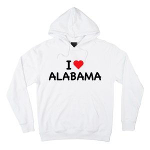 Alabama I Love Alabama Throwback Design Classic Hoodie