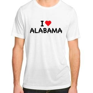 Alabama I Love Alabama Throwback Design Classic Adult ChromaSoft Performance T-Shirt