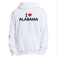 Alabama I Love Alabama Throwback Design Classic Urban Pullover Hoodie