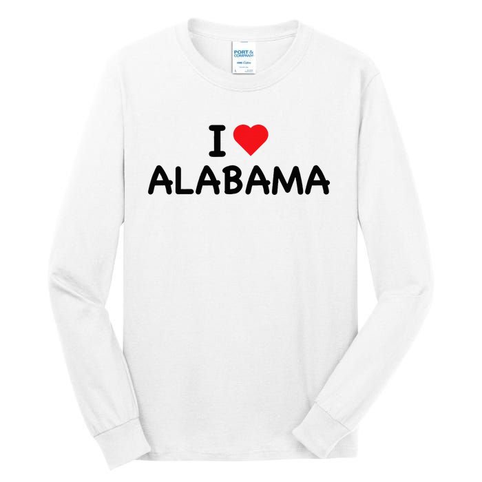 Alabama I Love Alabama Throwback Design Classic Tall Long Sleeve T-Shirt