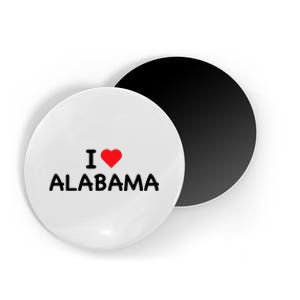 Alabama I Love Alabama Throwback Design Classic Magnet