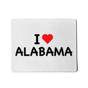 Alabama I Love Alabama Throwback Design Classic Mousepad