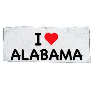 Alabama I Love Alabama Throwback Design Classic Large Microfiber Waffle Golf Towel