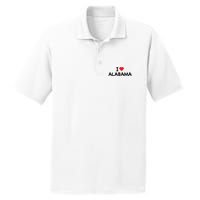 Alabama I Love Alabama Throwback Design Classic PosiCharge RacerMesh Polo