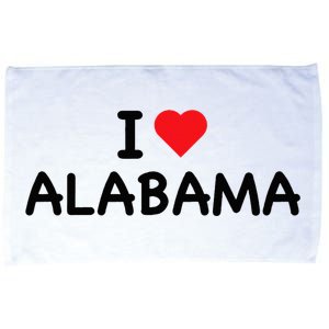 Alabama I Love Alabama Throwback Design Classic Microfiber Hand Towel