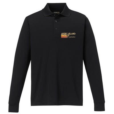 Avery Island Louisiana Performance Long Sleeve Polo