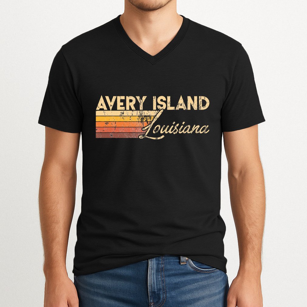 Avery Island Louisiana V-Neck T-Shirt