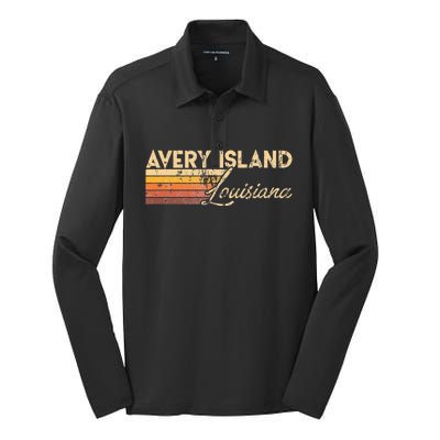 Avery Island Louisiana Silk Touch Performance Long Sleeve Polo