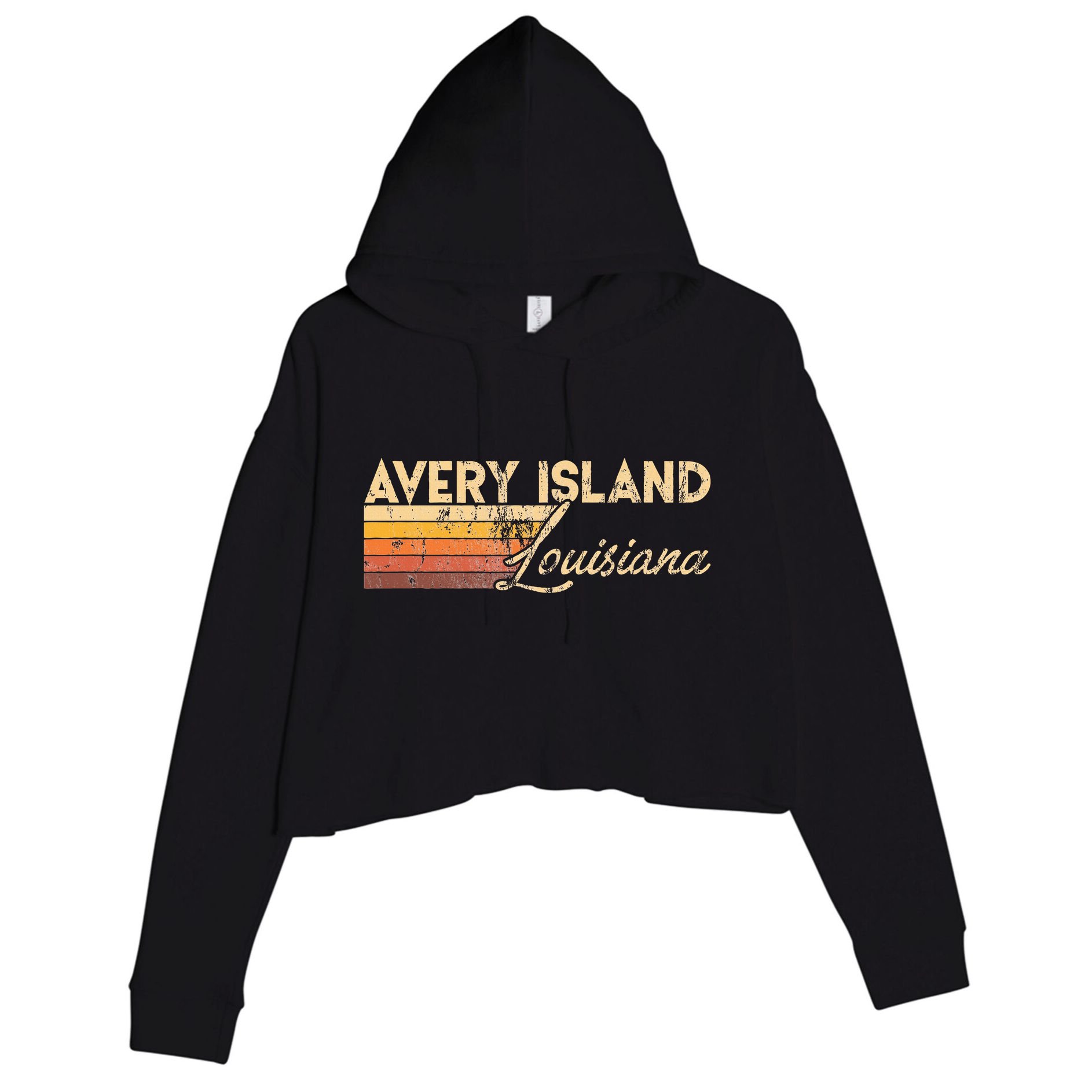 Avery Island Louisiana Crop Fleece Hoodie