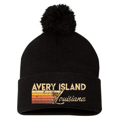 Avery Island Louisiana Pom Pom 12in Knit Beanie
