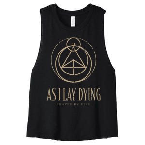 As I Lay Dying Band Women's Racerback Cropped Tank