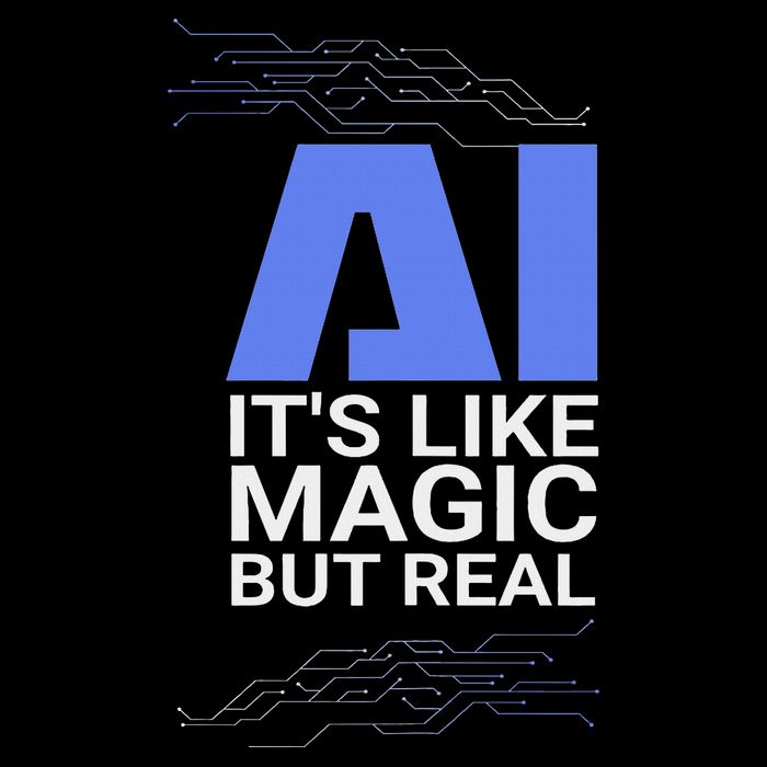 Ai Its Like Magic But Real Artificial Intelligence Geek Gift Tank Top