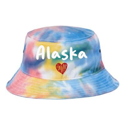 Alaska I Love Alaska Classic Tie Dye Newport Bucket Hat