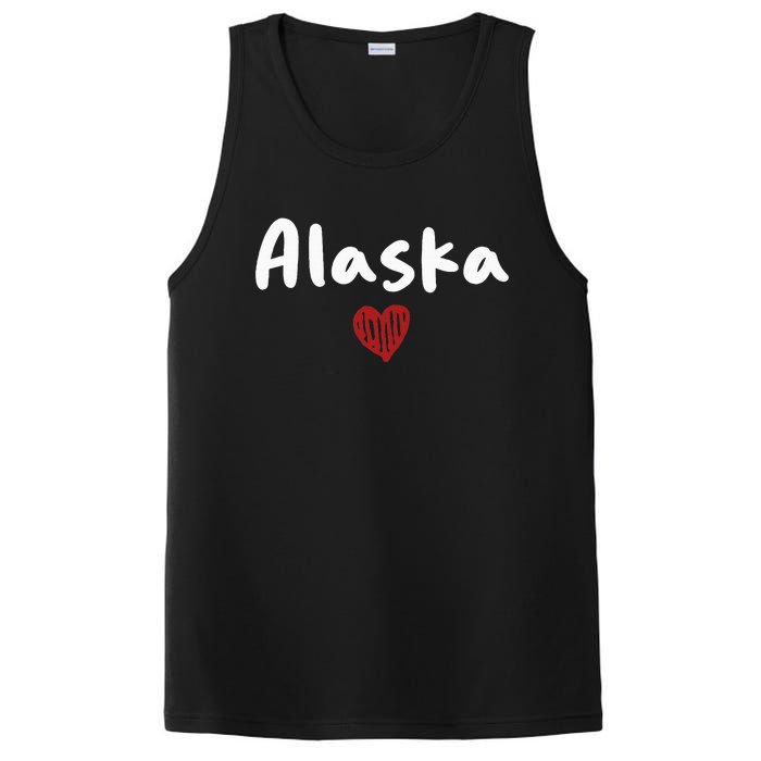 Alaska I Love Alaska Classic PosiCharge Competitor Tank