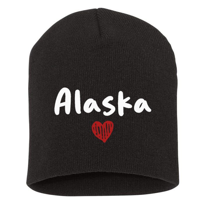 Alaska I Love Alaska Classic Short Acrylic Beanie