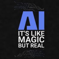 Ai Its Like Magic But Real Artificial Intelligence Geek Gift Ladies PosiCharge Tri-Blend Wicking Tank