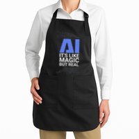Ai Its Like Magic But Real Artificial Intelligence Geek Gift Apron