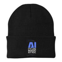 Ai Its Like Magic But Real Artificial Intelligence Geek Gift Beanie
