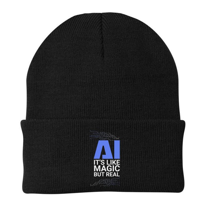 Ai Its Like Magic But Real Artificial Intelligence Geek Gift Beanie