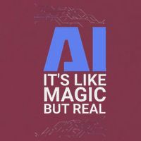 Ai Its Like Magic But Real Artificial Intelligence Geek Gift 16oz Travel Tumbler