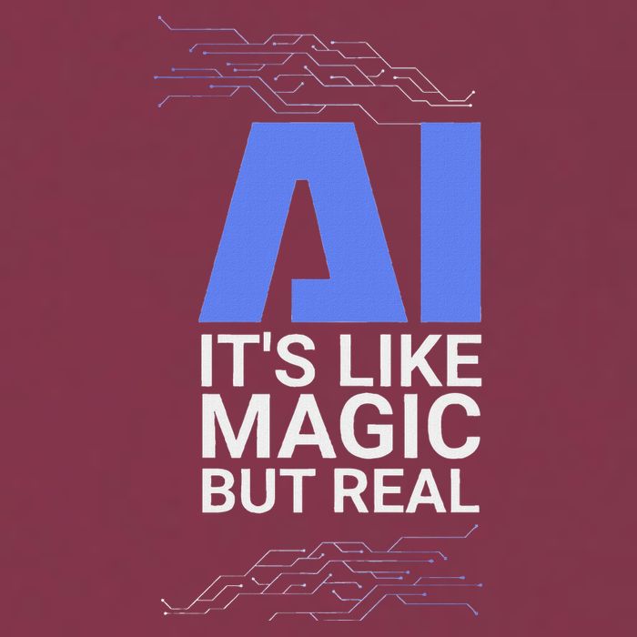 Ai Its Like Magic But Real Artificial Intelligence Geek Gift 16oz Travel Tumbler