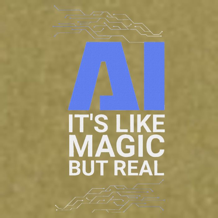 Ai Its Like Magic But Real Artificial Intelligence Geek Gift Garment-Dyed Women's Muscle Tee