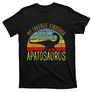 Apatosaurus Is My Favorite Dinosaur Dino Lovers T-Shirt