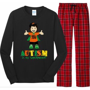 Autism Is My Superpower Long Sleeve Pajama Set