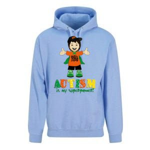 Autism Is My Superpower Unisex Surf Hoodie