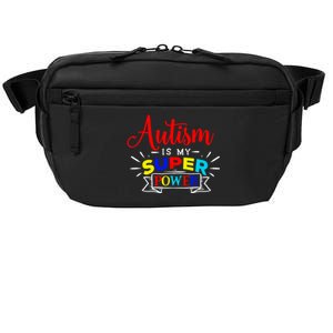 Autism Is My Superpower Cute Gift Colorful Autistic Disability Gift Meaningful G Crossbody Pack