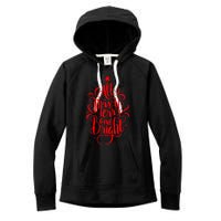 All Is Merry And Bright Christmas Holiday Women's Fleece Hoodie